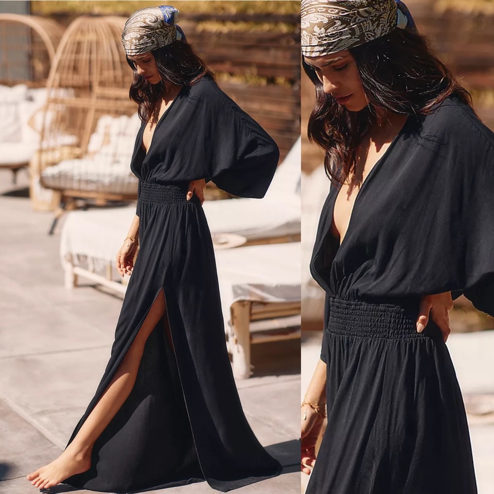 L*Space Black Coverup Dress